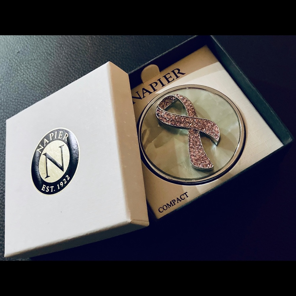 Napier Mother of Pearl Mirrored Compact